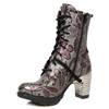 New Rock - MTR001S6 Stiefeletten - Silberfarben/Rot Product image